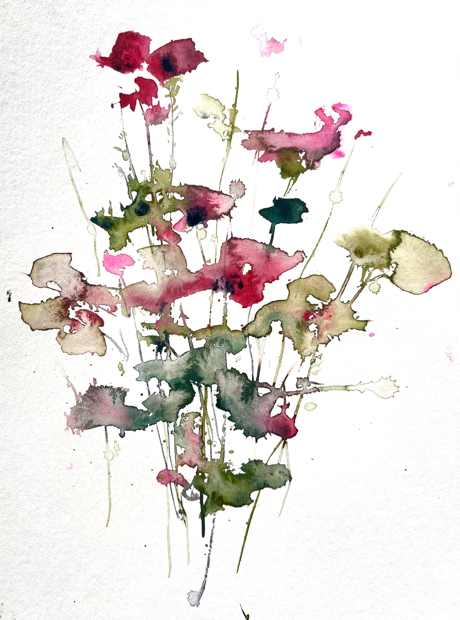 Vlotte bloemen in aquarel, zaterdag 27 september 2025, 10.00-16.00 uur