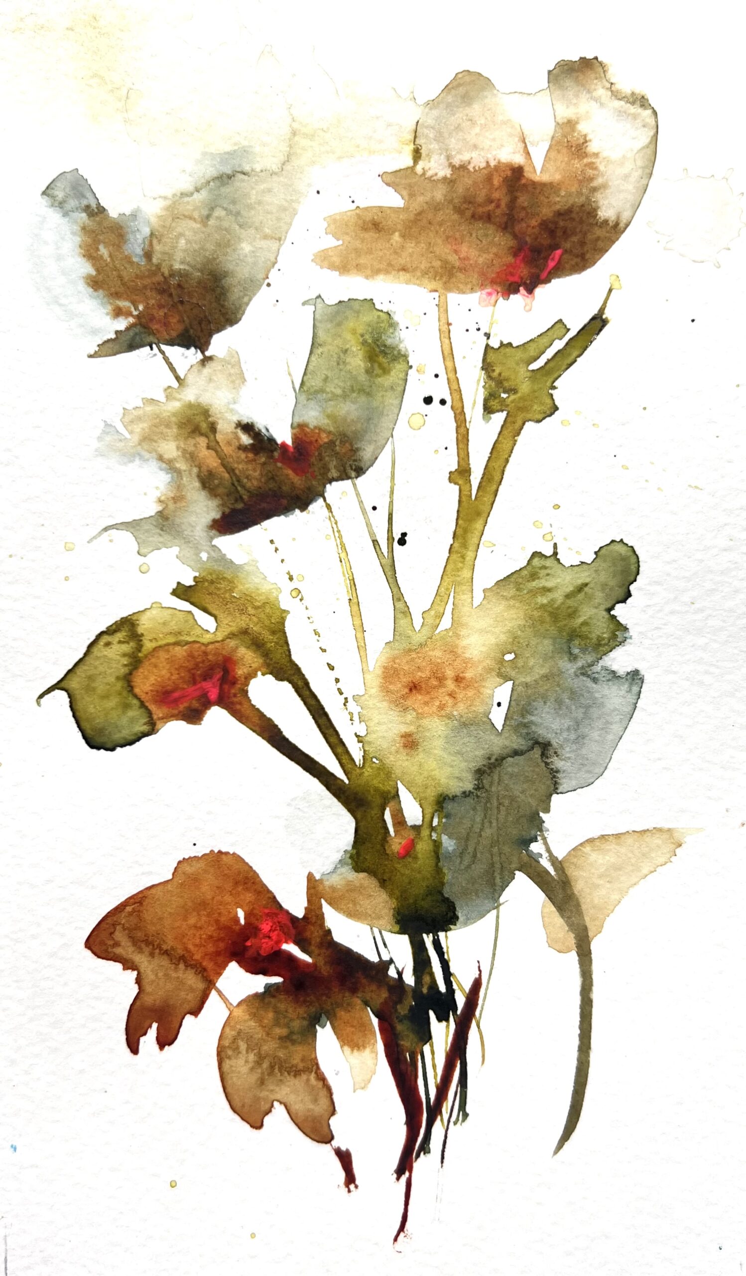 Vlotte bloemen in aquarel, zaterdag 27 september 2025, 10.00-16.00 uur